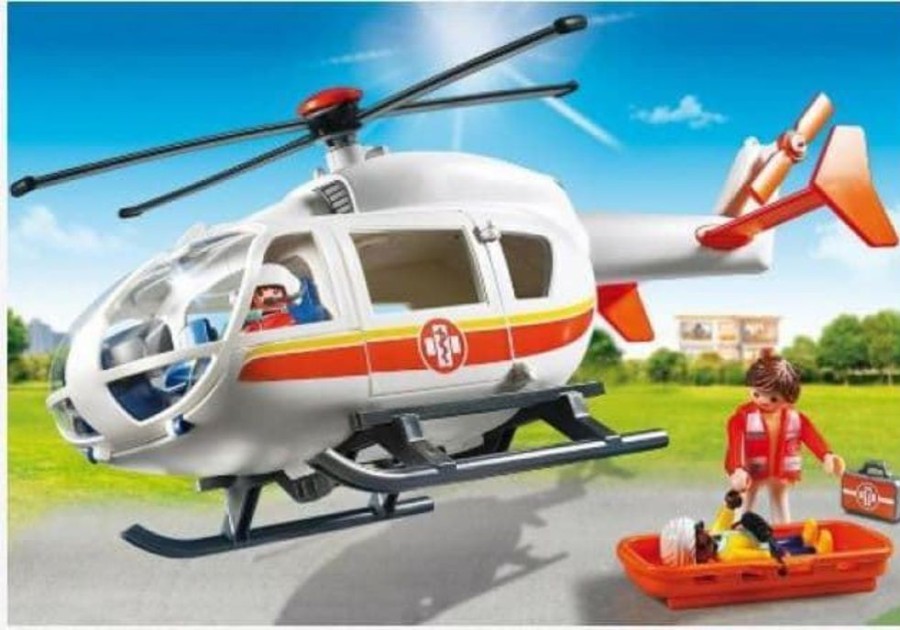 Playmobil Playmobil Life Helicoptero Medico 6686 - Hobby Playmobil Juguetes