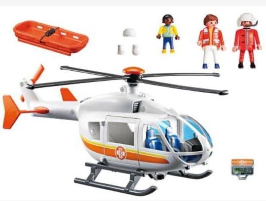 Playmobil Playmobil Life Helicoptero Medico 6686 - Hobby Playmobil Juguetes