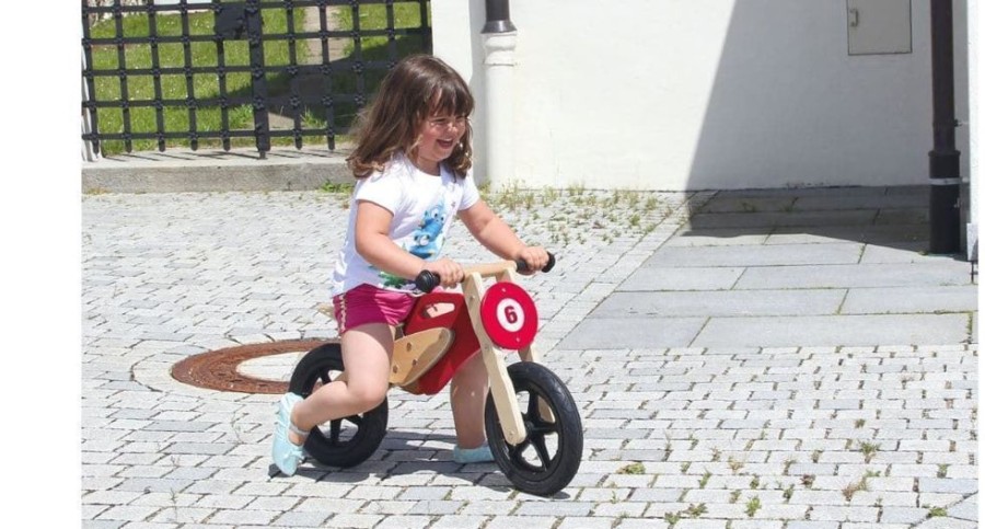 Jamara Bicicleta En Madera Moto Rojo De Juguete | Jamara Correpasillos