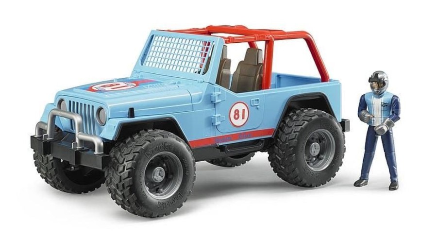 Bruder Coche De Juguete Jeep Cross-Country Azul.- Escala 1:16 Bruder 02541 Coches Bruder