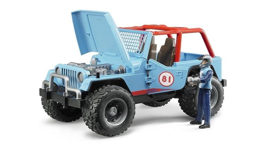 Bruder Coche De Juguete Jeep Cross-Country Azul.- Escala 1:16 Bruder 02541 Coches Bruder