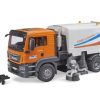 Bruder Camion Man Limpieza De Carreteras De Juguete Bruder 1:16 03780 Camiones Bruder