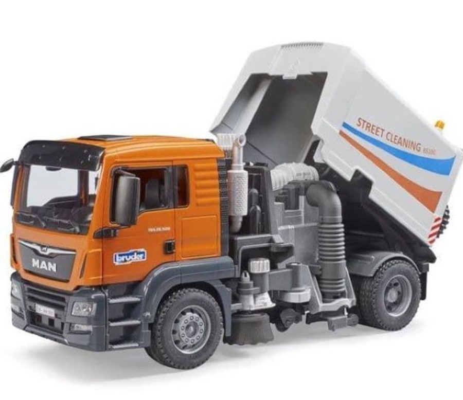 Bruder Camion Man Limpieza De Carreteras De Juguete Bruder 1:16 03780 Camiones Bruder