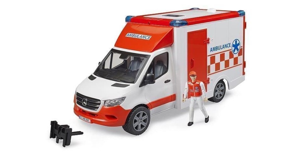 Bruder Ambulancia De Bruder 02676 - Juguetes Bruder Vehiculos De Emergencia Bruder