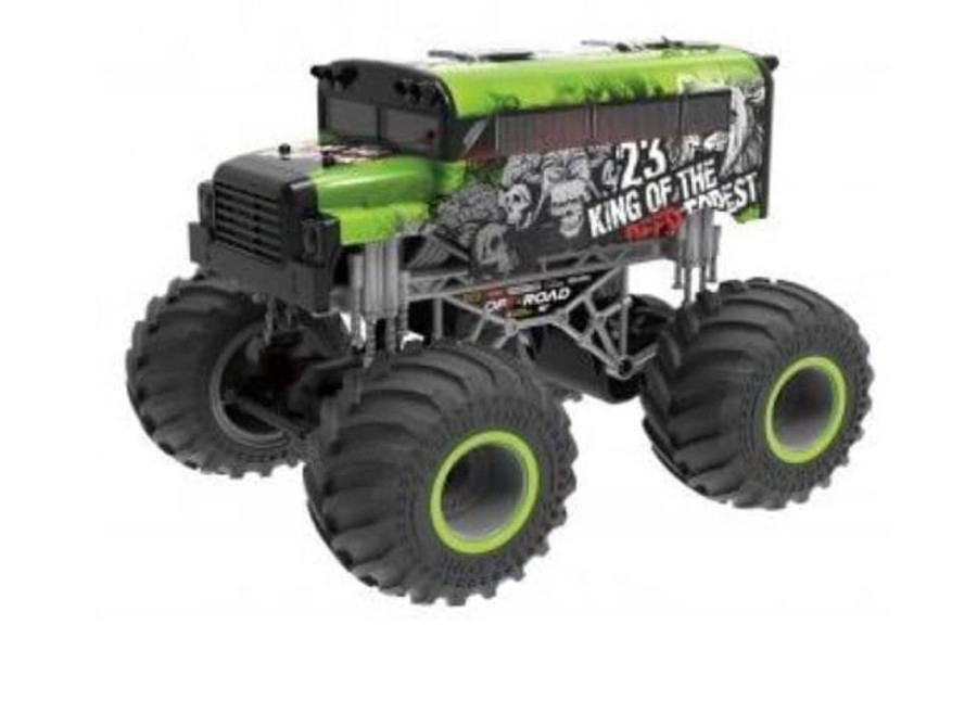 Busto juguetes Monster Truck Radio Control King Verde 1:16 | Busto Juguetes Coches Rc