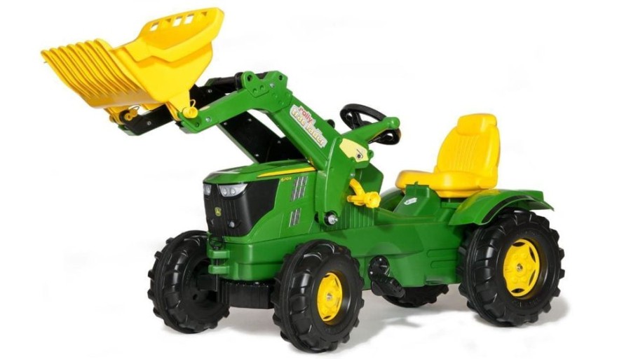 Rolly Toys Tractor De Pedales John Deere 6210 Con Pala De Juguete Rolly Toys 61109 De 3 A 7 Anos