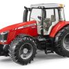 Bruder Tractor De Juguete Massey Ferguson 7624 - Escala 1:16 Bruder 03046 Tractores Bruder