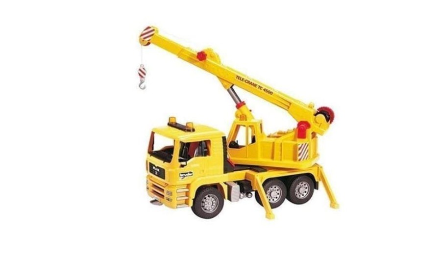 Bruder Camion Grua De Juguete Man- Escala 1:16 Bruder 02754 Camiones Bruder