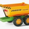 Rolly Toys Remolque Para Tractor De Juguete - Tractores De Pedales Excavadoras Y Remolques