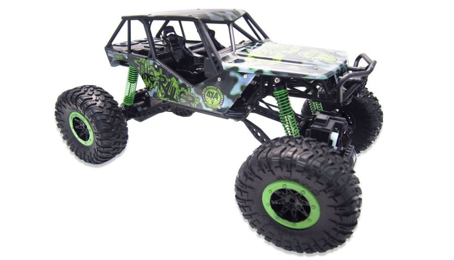 Busto juguetes Crawler Crazy Rock Verde 4X4 1:10 Rtr | Busto Juguetes Coches Rc