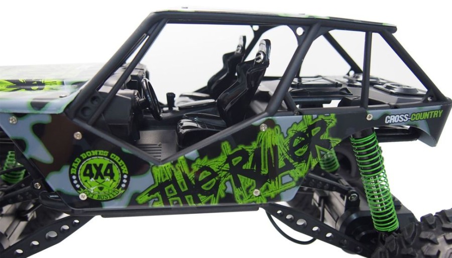 Busto juguetes Crawler Crazy Rock Verde 4X4 1:10 Rtr | Busto Juguetes Coches Rc