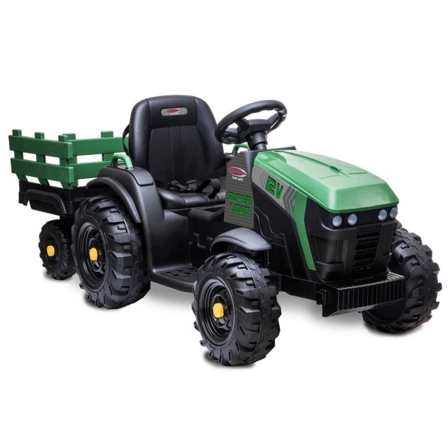 Jamara Tractor De Bateria 12V Con Remolque Verde Jamara 460896 Tractores A Bateria