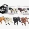 COLLECTA Tubo Con Toros Bravos Minis De Juguete 6 Toros | Collecta Animales De Granja