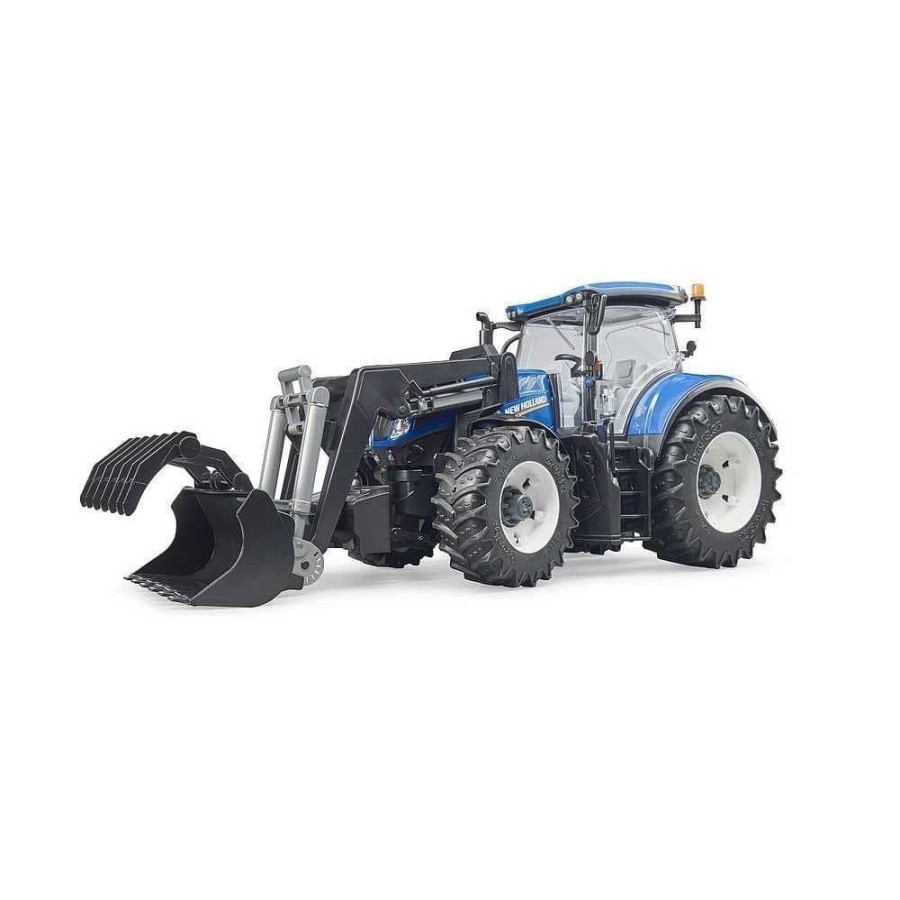 Bruder Tractor De Juguete New Holland T7.315 Con Pala Bruder 03121 Tractores Bruder