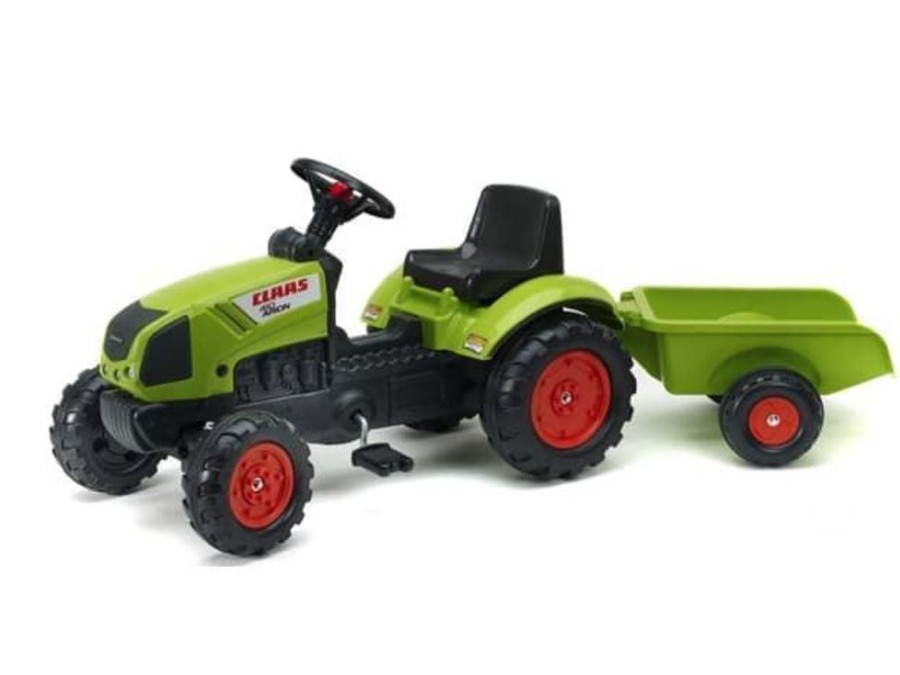 Falk Tractor De Pedales Claas Arion 410 Con Remolque De Juguete Falk 2040A De 2 A 5 Anos