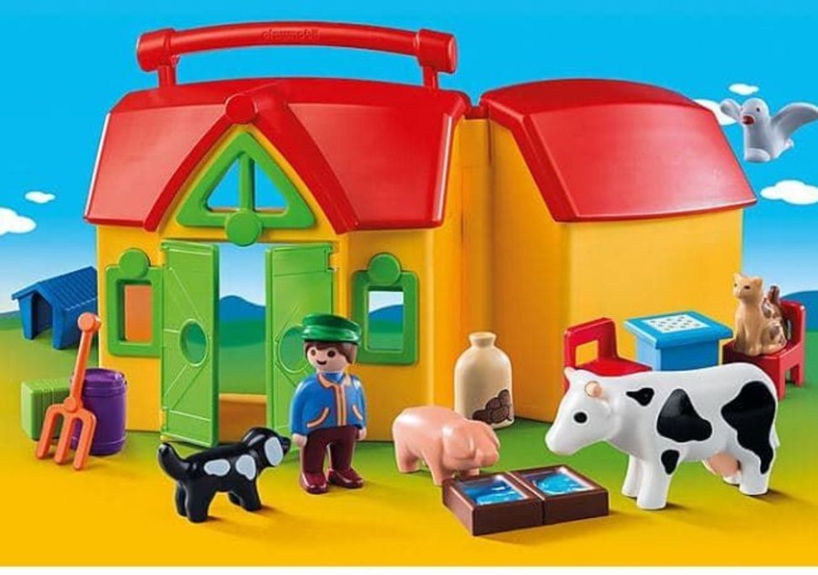 Playmobil Granja Maletin 123 Playmobil 6962 - Hobby Primera Edad