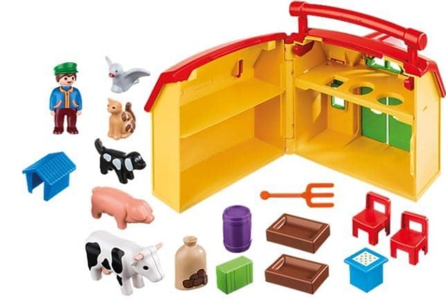 Playmobil Granja Maletin 123 Playmobil 6962 - Hobby Primera Edad