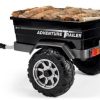 Peg Perego Remolque Volquete Negro Para Gaucho Y Polaris Peg Perego Adventure Trailer Igtr0937 Jeep Electricos Ninos