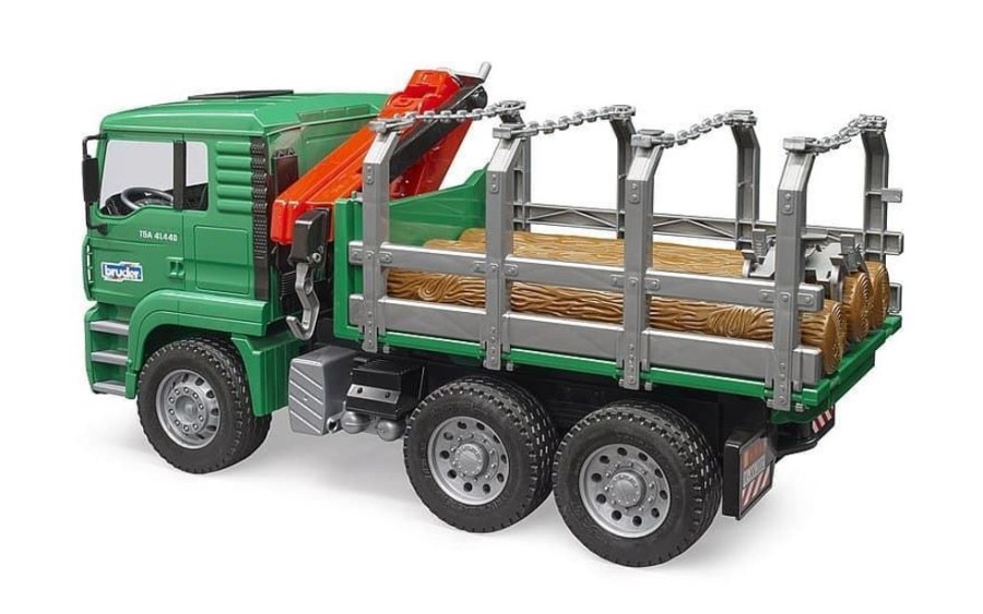 Bruder Camion Grua Forestal De Juguete Man- Escala 1:16 Bruder 02769 Forestal Bruder