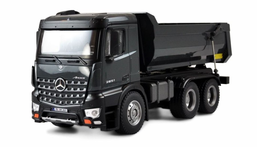 Busto juguetes Camion Volquete Mercedes Pro Metal Gris 2.4Ghz Rtr | Busto Juguetes Camiones Rc