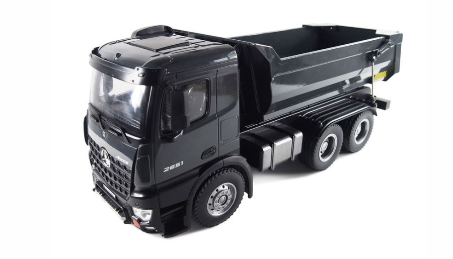 Busto juguetes Camion Volquete Mercedes Pro Metal Gris 2.4Ghz Rtr | Busto Juguetes Camiones Rc