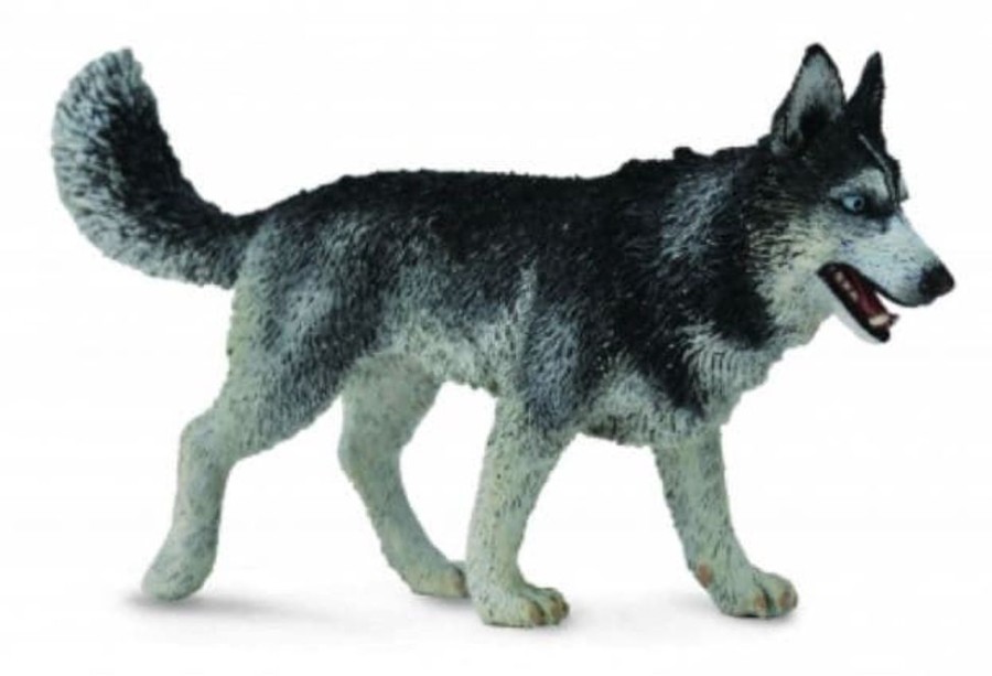 COLLECTA Perro De Juguete Husky | Collecta - Granjas Y Animales Animales De Granja