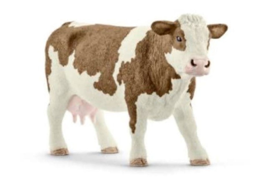 Schleich Vaca Fleckvieh De Juguete Schleich 13801 Animales De Granja