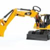 Bruder Excavadora De Juguete Caterpillar Ruedas- Escala 1:16 Bruder 02445 Excavadoras Bruder