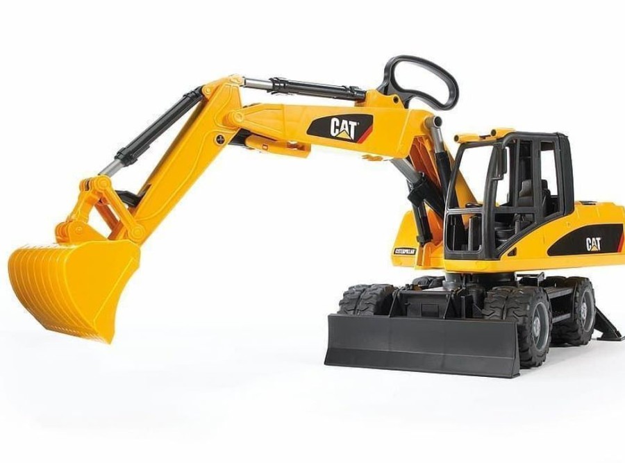 Bruder Excavadora De Juguete Caterpillar Ruedas- Escala 1:16 Bruder 02445 Excavadoras Bruder