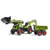 Falk Tractor De Pedales Claas Arion 430 Con Pala, Remolque Basculante Y Retroexcavadora Falk 2070W De 3 A 7 Anos