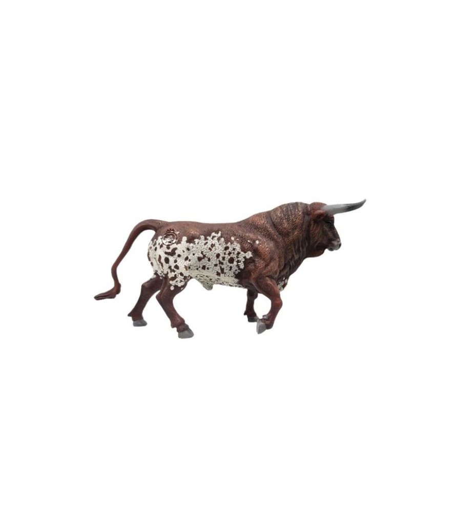 COLLECTA Toro Bravo Salinero Trotando De Juguete | Collecta Animales De Granja