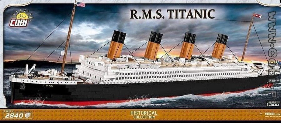 Cobi Barco Titanic De Cobi 1916 - 2840 Piezas - Hobby Bloques Construccion Juguete