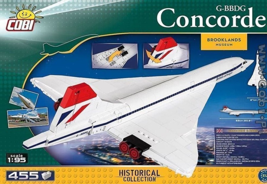 Cobi Avion Concorde De Cobi 1917 - Hobby Bloques Construccion Juguete