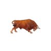 COLLECTA Toro Bravo Colorado Embistiendo De Juguete | Collecta Animales De Granja